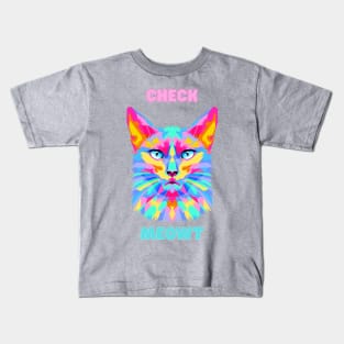 Check me out cat Kids T-Shirt